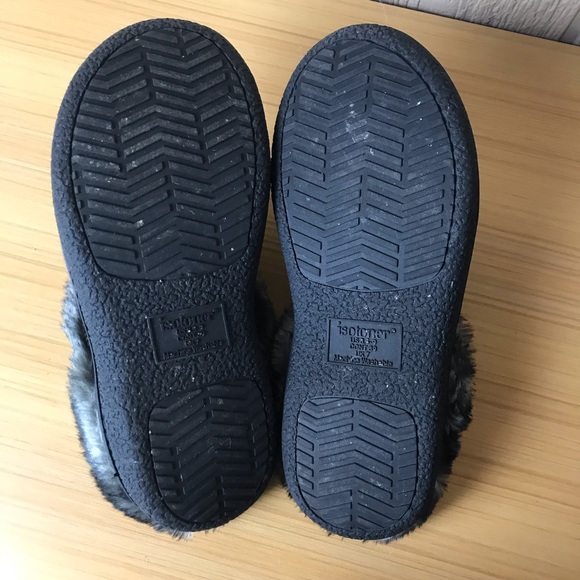 Isotoner Microsuede Addie Hoodback Ash Medium 8.5-9 - Picture 6 of 12